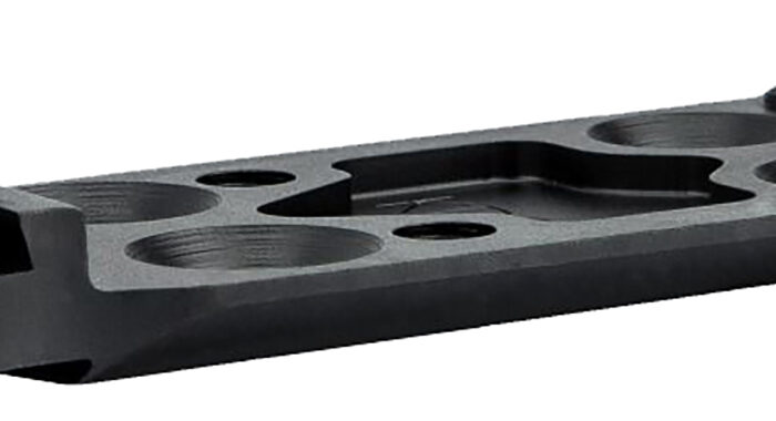 Kimber Mfg.,inc 4200422 KDS9C Dovetail Rear Sight Optic Plates Kit  Black/Blank Rear Sight