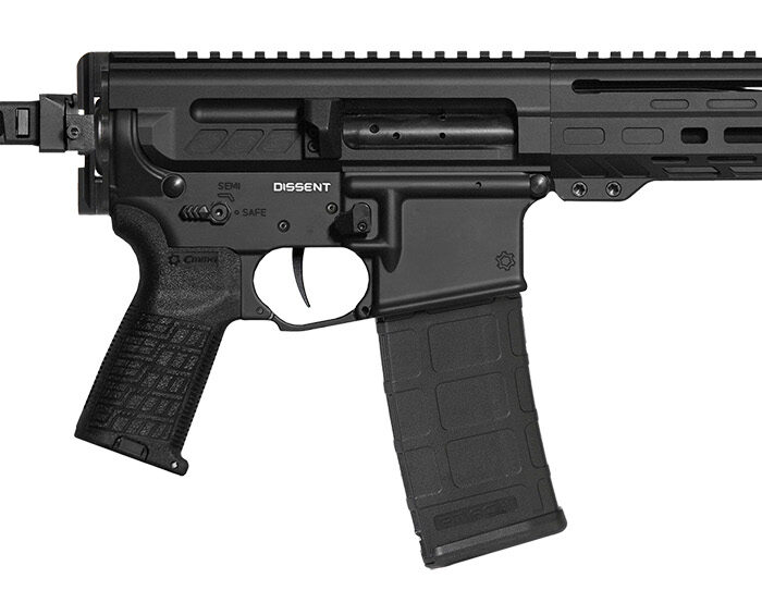 CMMG 30AC50F-AB Dissent MK4 300 Blackout 30+1 10.50" Black Nitride Threaded Barrel, 5.50" M-LOK Handguard, Black Armor Cerakote Aluminum Picatinny Rail Receiver, Black CMMG Zeroed Grip