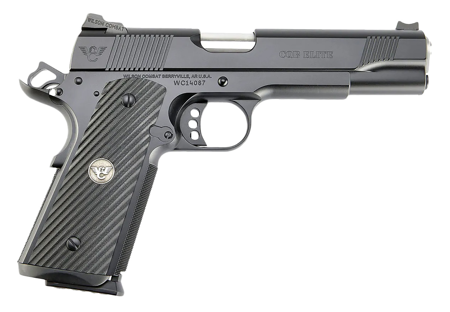 Wilson Combat CQBEFS-5 CQB Elite 45 ACP 8+1 5" Black Armor Stainless Steel G10 grip 3 Wilson Combat CQBEFS-5 CQB Elite 45 ACP 8+1 5" Black Armor Stainless Steel G10 grip