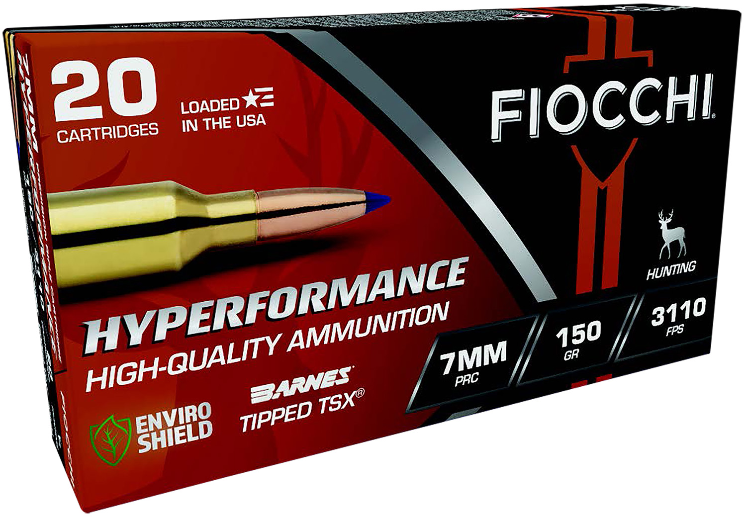 Fiocchi 7PRCTT Hyperformance 7mmPRC 150gr Barnes Tipped TSX 20 Per Box/10 Case 3 Fiocchi 7PRCTT Hyperformance 7mmPRC 150gr Barnes Tipped TSX 20 Per Box/10 Case