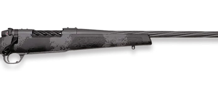 Weatherby MLW01N240WR6B Mark V Live Wild 240 Wthby Mag 4+1 24" Carbon Gray Cerakote Fluted Threaded Barrel, Drilled & Tapped Steel Receiver, Fixed Black & Gray Accents Polymer Stock, Right Hand
