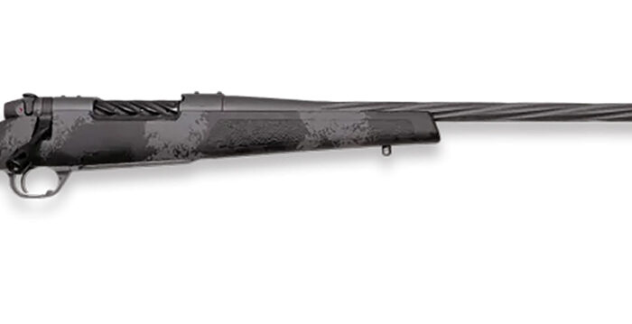 Weatherby MLW01N306SR6B Mark V Live Wild 30-06 Springfield 4+1 26" Carbon Gray Cerakote Spiral Fluted Barrel Black/Gray Sponge Pattern/Polymer Stock
