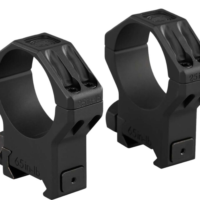 Sig Sauer Electro-Optics SOA64002 Alpha 6 Scope Ring Set Black Stainless Steel 34mm Tube Medium