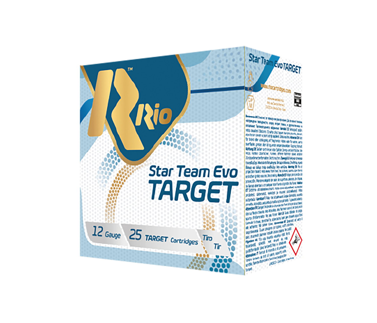 Rio Ammunition STT28LT9 Star Team EVO Target 12Gauge 2.75" 1oz 9Shot 25 Per Box/10 Case 3 Rio Ammunition STT28LT9 Star Team EVO Target 12Gauge 2.75" 1oz 9Shot 25 Per Box/10 Case