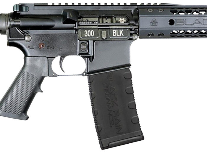 Black Rain Ordnance  Spec15  5.56 NATO 30+1 10.50" Black Nitride Steel Barrel, 10" M-LOK Handguard, Black Anodized Aluminum Picatinny Rail Receiver, Tactical SBA3 Brace, Black G.I. Grip