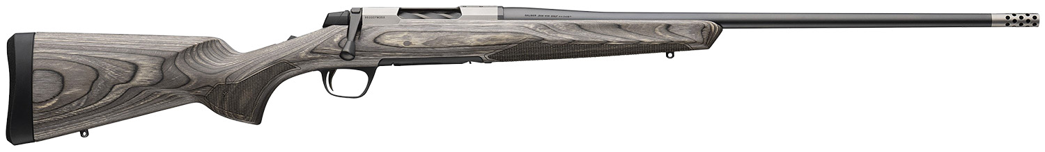 Browning 036092229 X-Bolt 2 Hunter Full Size 300 Win Mag 3+1 26" Matte Blued Threaded Sporter Barrel, Drilled & Tapped Stainless Steel Receiver, Fixed Gray Laminate Stock, Radial Muzzle Brake