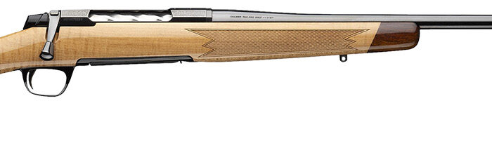Browning 036080229 X-Bolt 2 Medallion 300 Win Mag 3+1 26" Blue Polished Threaded Barrel & Drilled & Tapped Carbon Steel Receiver, Fixed Gloss AAAA Maple Wood Stock, Radial Muzzle Brake