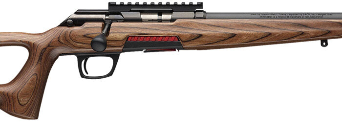 Winchester Repeating Arms 525228102 Xpert Target 22 LR 10+1 18" Matte Black Threaded Bull Barrel, Matte Black Picatinny Rail Steel Receiver, Brown Adj Comb & LOP Thumbhole Laminate Stock