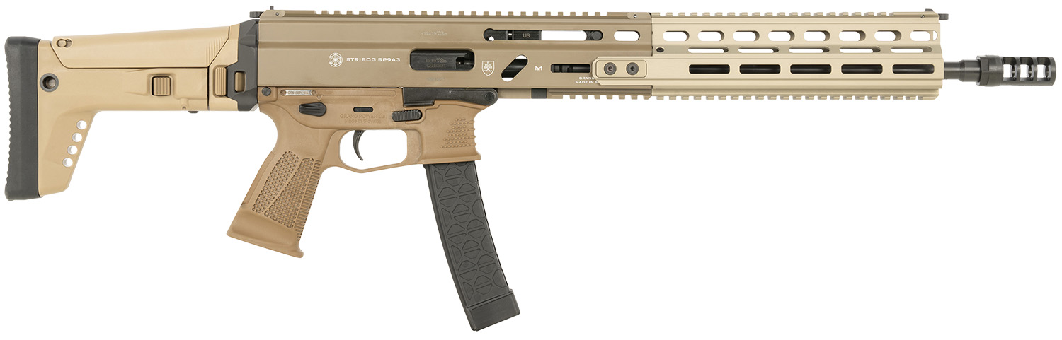 Grand Power 810091158012 Stribog SP9A3 9mm Luger 30+1 16" Flat Dark Earth 3 Grand Power 810091158012 Stribog SP9A3 9mm Luger 30+1 16" Flat Dark Earth
