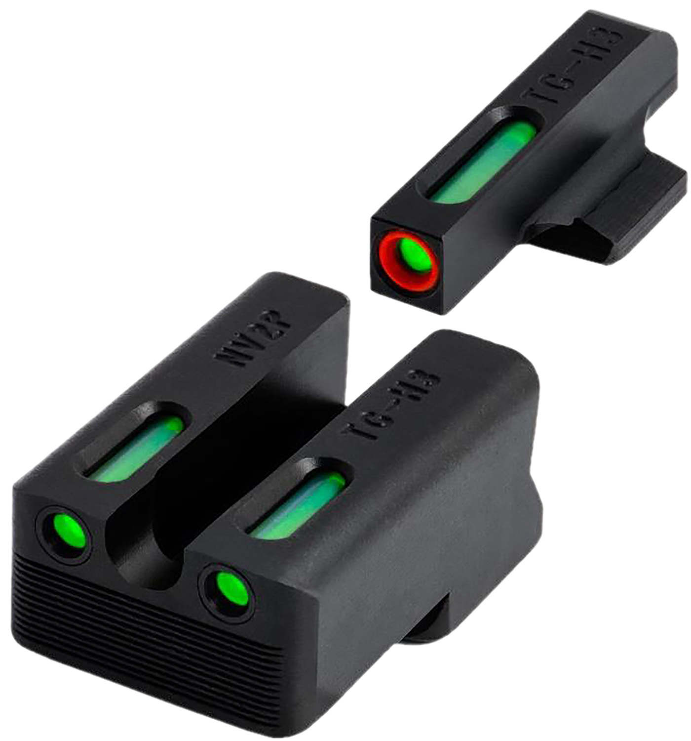 TruGlo TGTG13RS3PC TFX Pro Green Tritium & Fiber Optic Orange Outline Front Sight Green Tritium & Fiber Optic Rear Sight 3 TruGlo TGTG13RS3PC TFX Pro Green Tritium & Fiber Optic Orange Outline Front Sight Green Tritium & Fiber Optic Rear Sight