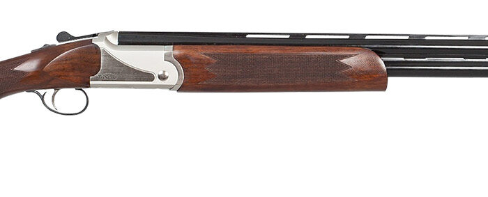 TriStar 98732 Upland Hunter Silver II 20 Gauge Break Open 3" 2rd 26" Over/Under Vent Rib Barrel, Fixed Walnut Stock