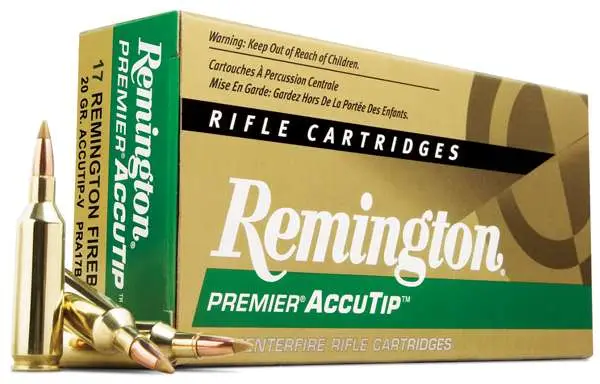 REMINGTON PRA222RB 222 REM 50GR ACCUTIP-V BT 20 RD/BX 10 BX/CS