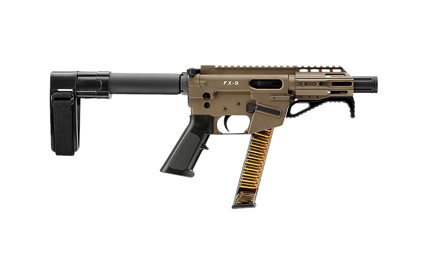 FREEDOM ORDNANCE FX9P4SBM-FDE FX9P 9mm Luger 4" Flat Dark Earth 3 FREEDOM ORDNANCE FX9P4SBM-FDE FX9P 9mm Luger 4" Flat Dark Earth