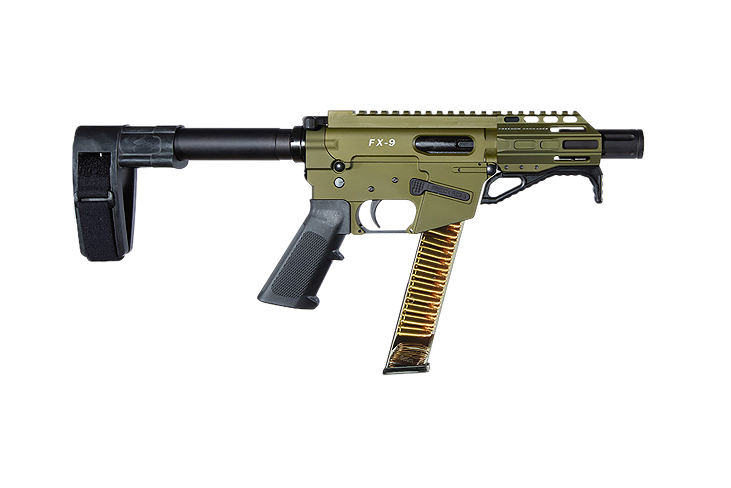 FREEDOM ORDNANCE FX9P4SBM-ODG FX9P 9mm Luger 4" OD Green 3 FREEDOM ORDNANCE FX9P4SBM-ODG FX9P 9mm Luger 4" OD Green