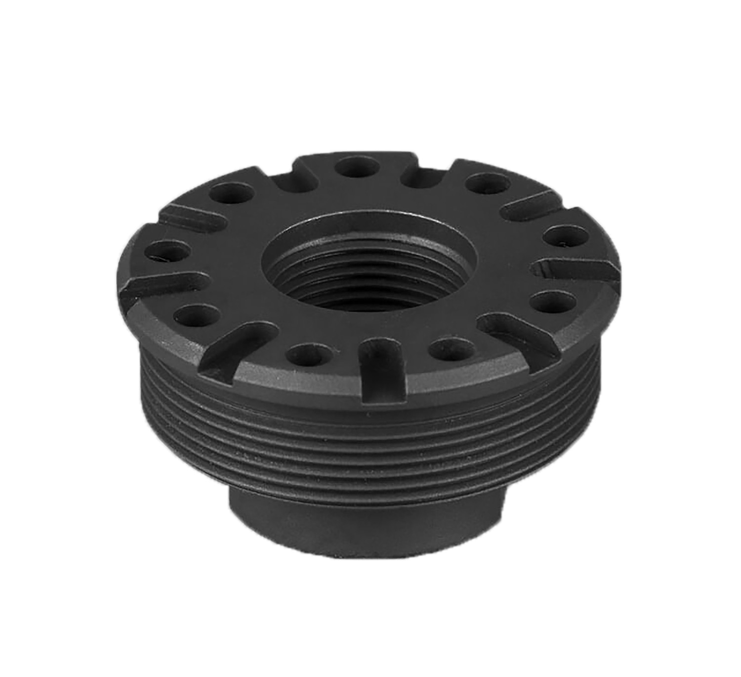 SilencerCo AC1563 Bravo Direct Thread Mount Fits M13.5 x 1 LH Matte Black 3 SilencerCo AC1563 Bravo Direct Thread Mount Fits M13.5 x 1 LH Matte Black