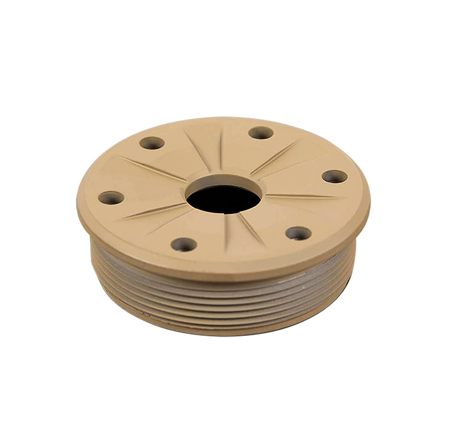 SilencerCo AC1369 Bravo Front Cap 30 Cal Fits Matte FDE 3 SilencerCo AC1369 Bravo Front Cap 30 Cal Fits Matte FDE