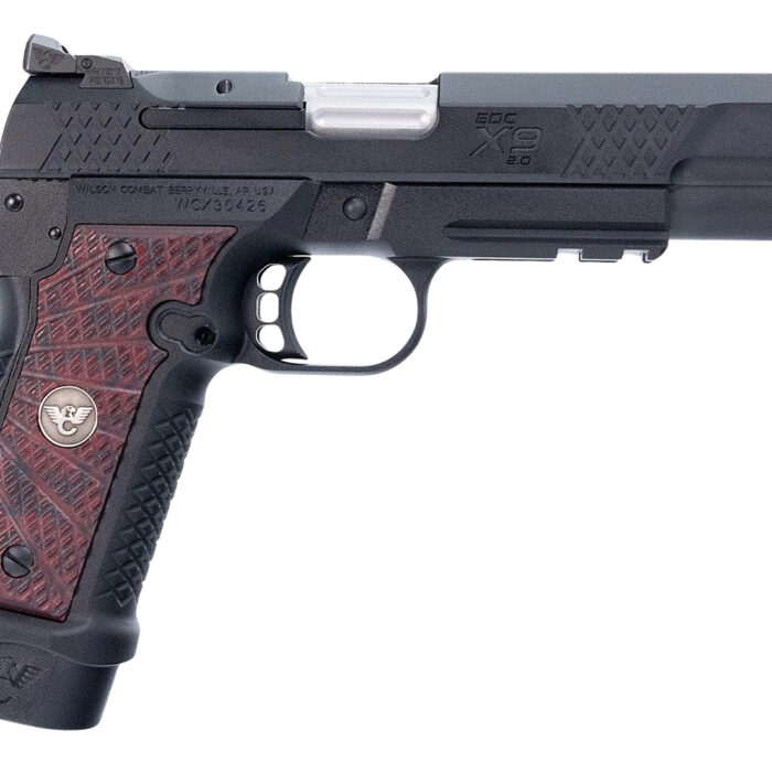 Wilson Combat EDC X9 2.0 9mm Luger 18+1 5" Barrel, Black Cherry G10 Grip