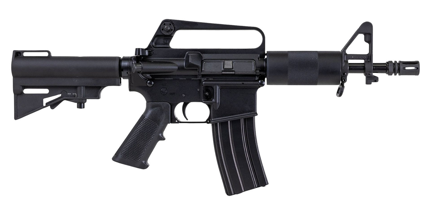 Dpms Panther Arms DP51655164074 Kitty Kat  5.56 NATO 30+1 7.50" Black Phosphate Threaded Barrel, Black Hardcoat Anodize Aluminum Receiver w/C7 Carry Handle, Black Polymer Adj CAR Brace, A2 Style Grip