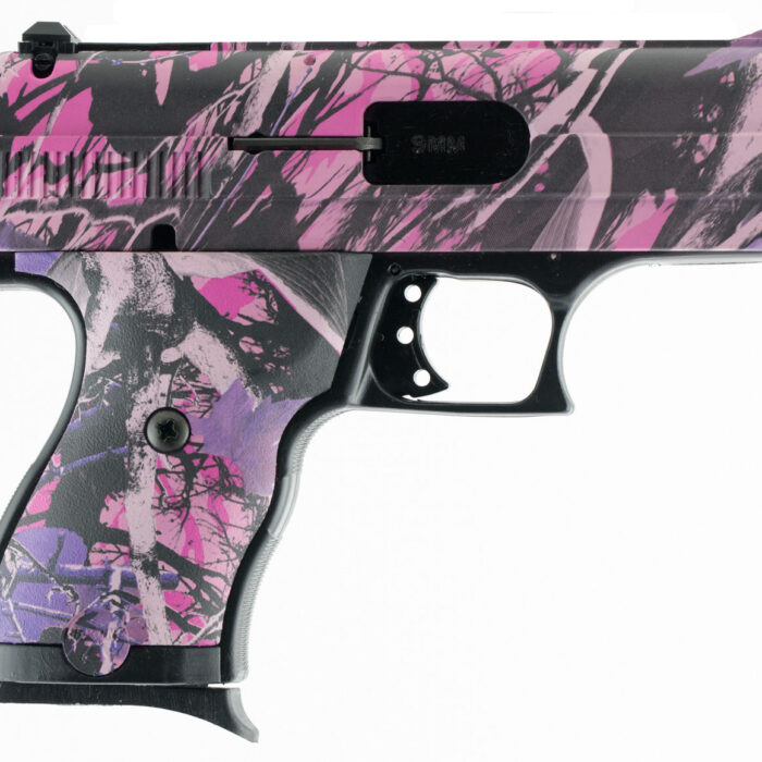 Hi-Point 916PI C9  9mm Luger 8+1, 3.50" Black Steel Barrel, Hydro-Dipped Pink Camo Serrated Steel Slide, Hydro-Dipped Pink Camo Polymer Frame & Grip