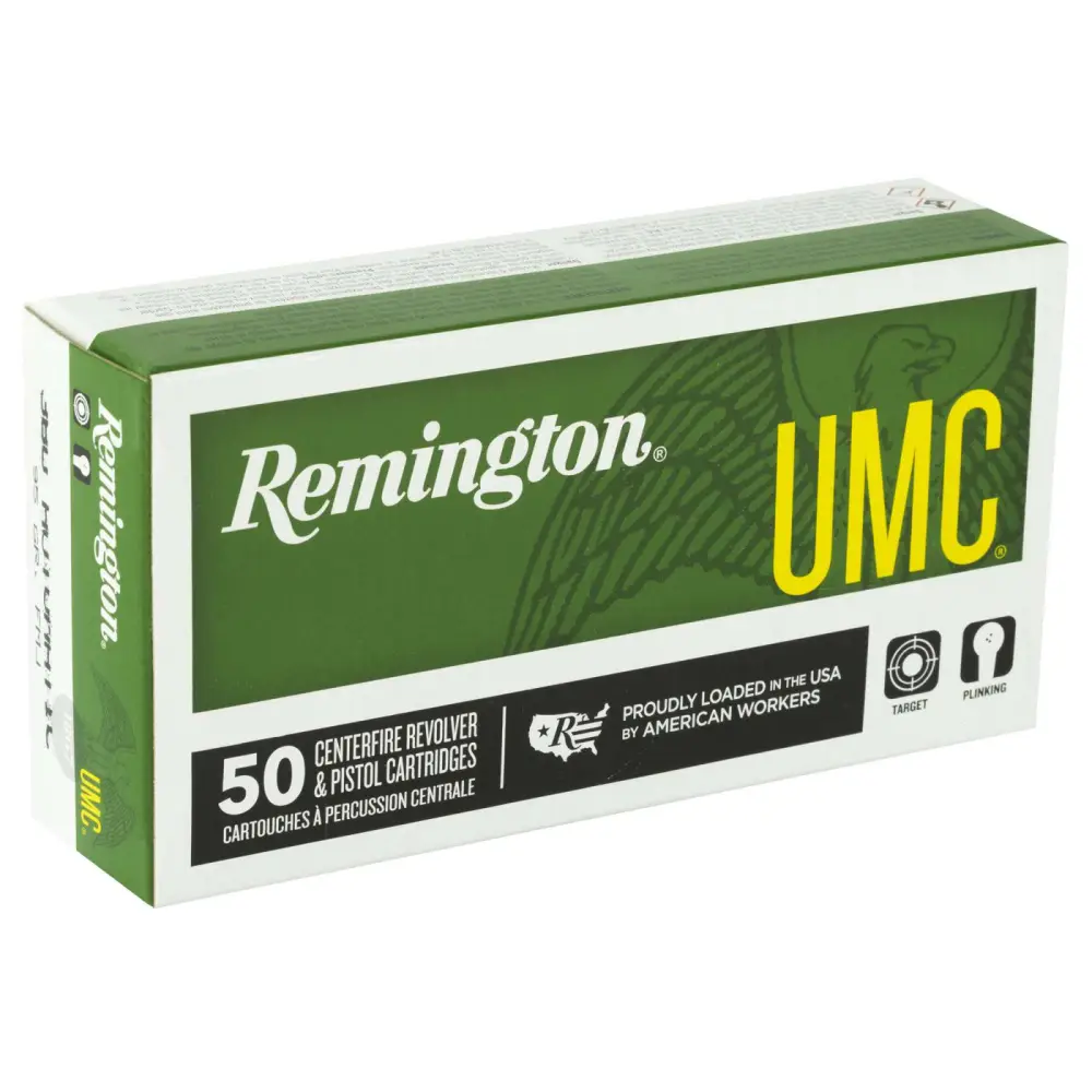 REMINGTON 380 AUTO 95GR FMJ UMC 50 RND PK 50 RD/BX 10 BX/CS 3 REMINGTON 380 AUTO 95GR FMJ UMC 50 RND PK 50 RD/BX 10 BX/CS