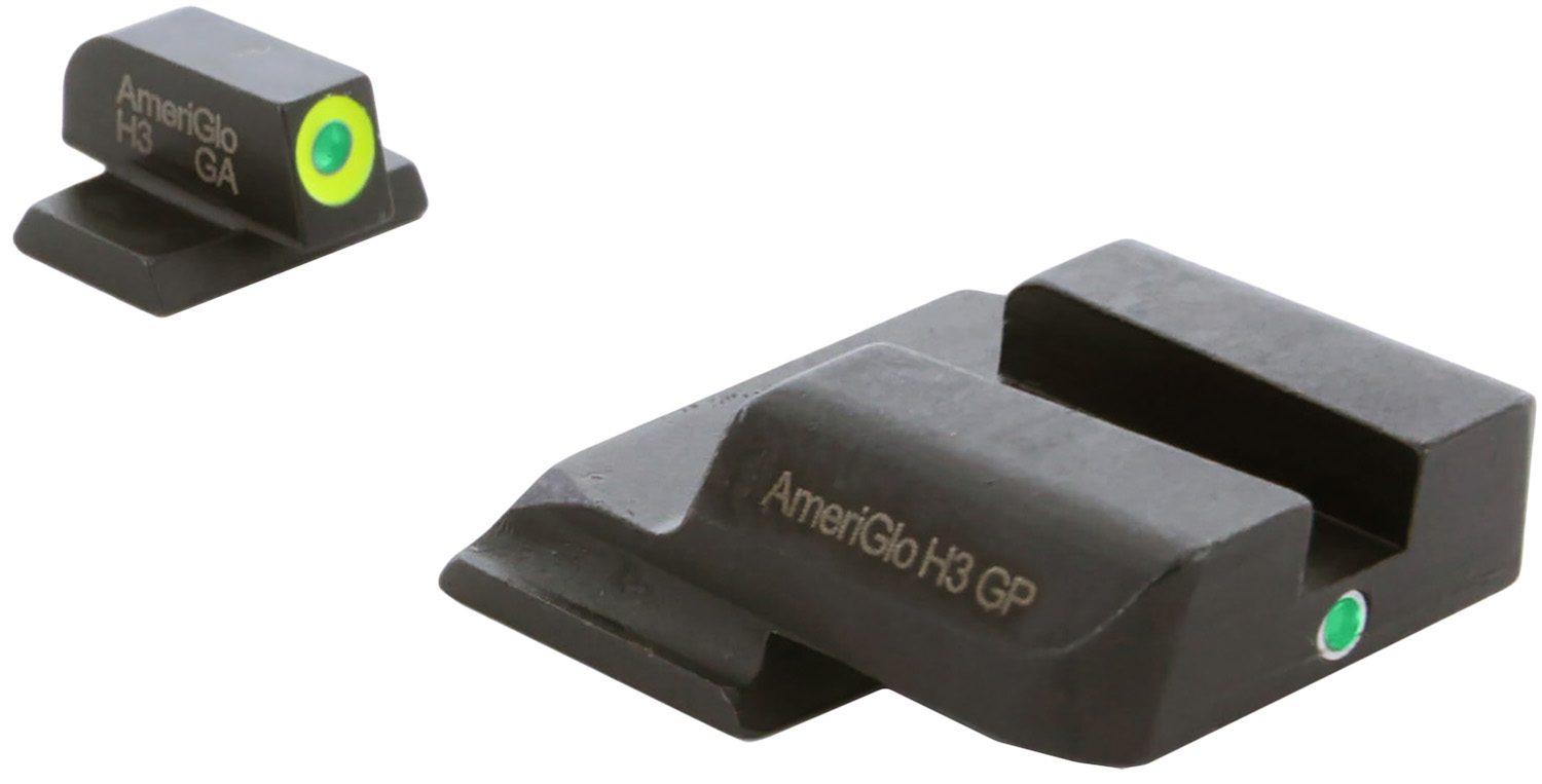 AmeriGlo SW301 i-Dot Sight Set for Smith & Wesson M&P Green Tritium LumiGreen Outline Front Sight-Green Tritium Rear Sight 3 AmeriGlo SW301 i-Dot Sight Set for Smith & Wesson M&P Green Tritium LumiGreen Outline Front Sight-Green Tritium Rear Sight