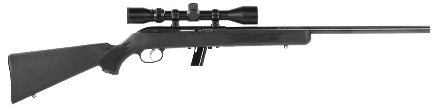 Savage Arms 45100 64 FVXP Full Size 22 LR 10+1 21" Matte Black Heavy Barrel, Matte Black Drilled & Tapped Carbon Steel Receiver, Matte Black Fixed Synthetic Stock, 3-9x40mm Duplex Scope, Right Hand 3 Savage Arms 45100 64 FVXP Full Size 22 LR 10+1 21" Matte Black Heavy Barrel, Matte Black Drilled & Tapped Carbon Steel Receiver, Matte Black Fixed Synthetic Stock, 3-9x40mm Duplex Scope, Right Hand