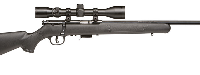 Savage Arms 96209 93R17 FXP 17 HMR Caliber with 5+1 Capacity, 21" Barrel, Matte Blued Metal Finish, Matte Black Synthetic Stock & AccuTrigger Right Hand (Full Size) Includes 3-9x40mm Scope