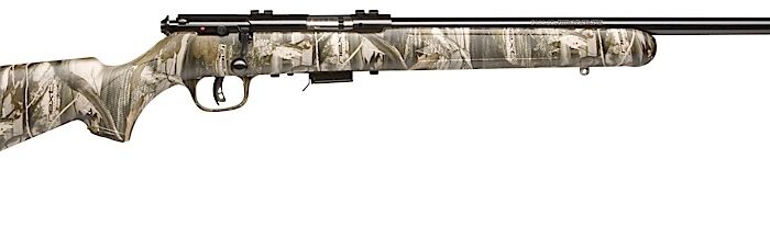 Savage Arms 96711 93R17 Camo Full Size 17 HMR 5+1 21" Matte Black Button Rifled Barrel, Matte Black Drilled & Tapped Carbon Steel Receiver, Next G-1 Fixed Synthetic Stock, Right Hand