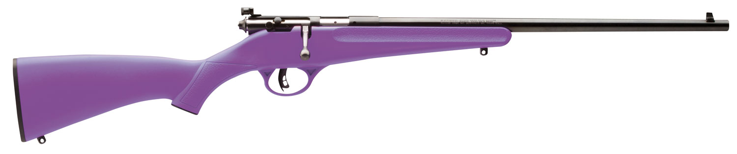 Savage Arms 13783 Rascal Youth 22 LR 1rd 16.13" Matte Black Sporter Barrel, Matte Black Carbon Steel Receiver, Purple Fixed Synthetic Stock, Right Hand 3 Savage Arms 13783 Rascal Youth 22 LR 1rd 16.13" Matte Black Sporter Barrel, Matte Black Carbon Steel Receiver, Purple Fixed Synthetic Stock, Right Hand