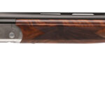 Stevens 22594 555 E 28 Gauge Break Open 2.75" 2rd 26" Black Satin Over/Under Vent Rib Barrel, Engraved Satin Silver Aluminum Receiver, Fixed Satin Turkish Walnut Stock, Ambidextrous 1 24732