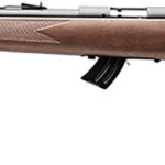 Savage Arms 50701 Mark II GL Full Size 22 LR 10+1 21" Matte Black Sporter Barrel, Matte Black Drilled & Tapped Carbon Steel Receiver, Satin Brown Fixed Wood Stock, Left Hand 1 24839