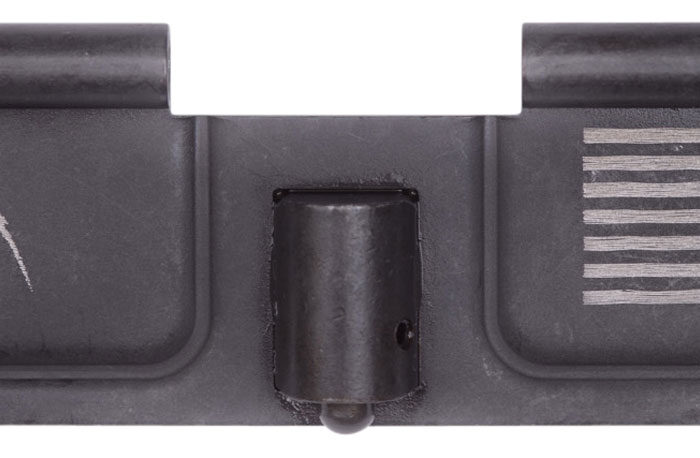 Spikes SED7010 Ejection Port Door Spider and Flag AR-15 Black Phosphate Steel
