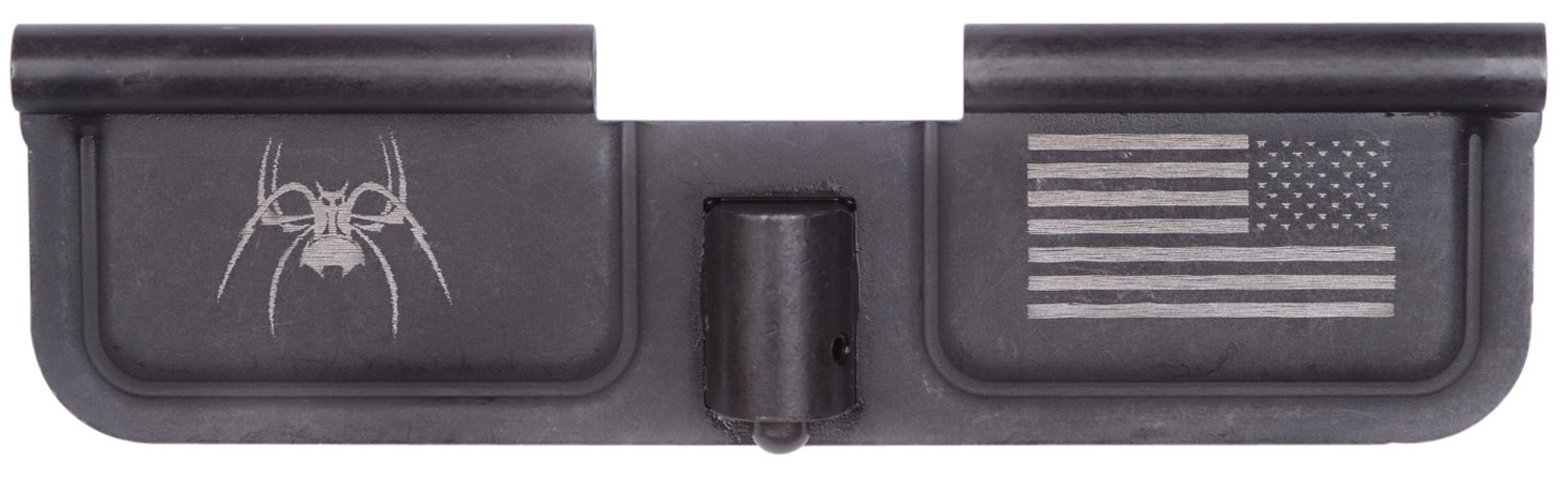 Spikes SED7010 Ejection Port Door Spider and Flag AR-15 Black Phosphate Steel