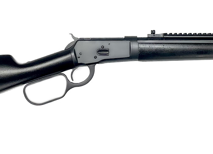 Taylors & Company 220094 1892 Alaskan Take-Down 357 Mag Caliber with 7+1 Capacity, 16" Barrel, Blued Metal Finish & SoftTouch Black Synthetic Stock Right Hand (Full Size)