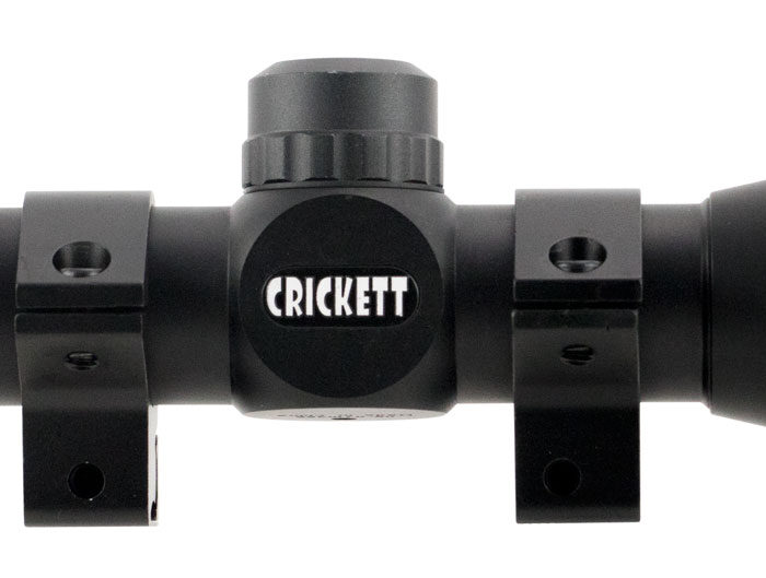 Crickett KSA054 Quick Focus  Black 4x32mm 1" Tube Mil-Dot Reticle