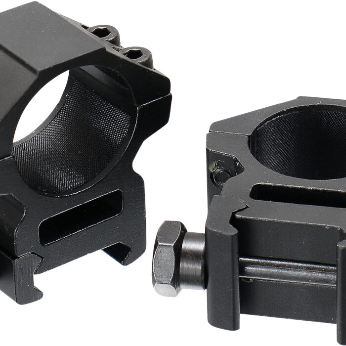 UTG RGWM25M4 Accushot Scope Rings  Black Anodized 1" Medium
