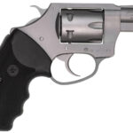 Charter Arms 72324 Pathfinder Small 22 WMR, 8 Shot 2" Stainless Steel Barrel & Cylinder, Anodized Aluminum Frame w/Black Finger Grooved Rubber Grip, Exposed Hammer 1 38070