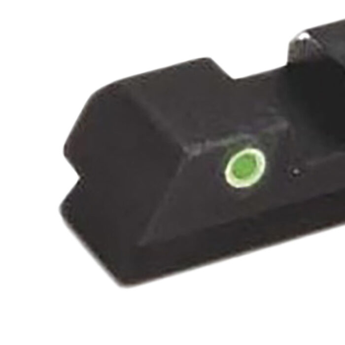 AmeriGlo GL113 Classic Tritium Sight Set for Glock  Green Tritium White Outline Front Sight-Green Tritium White Outline Rear Sight