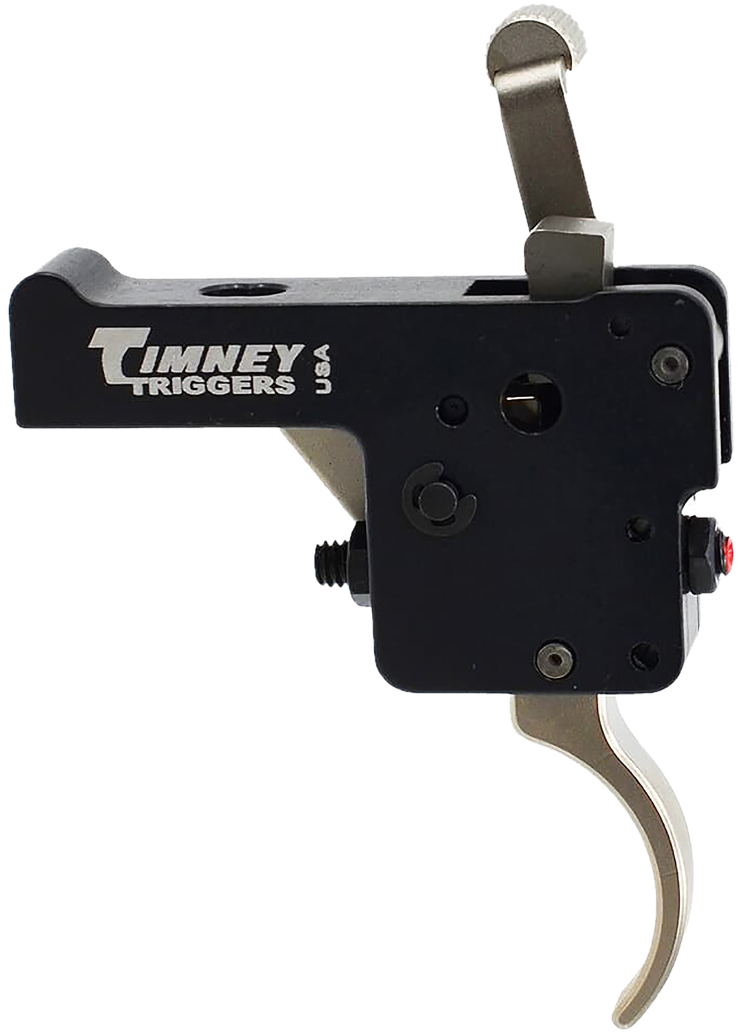 Timney Triggers 60916 Featherweight Deluxe Curved Trigger with 3 lbs Draw Weight & Black/Nickel Finish for Howa 1500 3 Timney Triggers 60916 Featherweight Deluxe Curved Trigger with 3 lbs Draw Weight & Black/Nickel Finish for Howa 1500