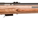 Savage Arms 96250 93R17 BTV 17 HMR Caliber with 5+1 Capacity, 21" Barrel, Matte Blued Metal Finish & Fixed Thumbhole Natural Brown Stock Right Hand (Full Size) 1 57431
