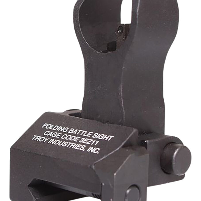 Troy Ind SSIGFBSFHBT02 Tritium Front Folding BattleSight HK  Black Hardcoat Anodized for HK