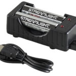 Streamlight 22010 18650 Battery Charger w/Batteries Black 18650 Li-ion Rechargeable Battery 2 61233