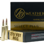 Weatherby N270150PT Select Plus 270WthbyMag 150gr Nosler Spitzer Partition 20 Per Box/10 Case 2 68713