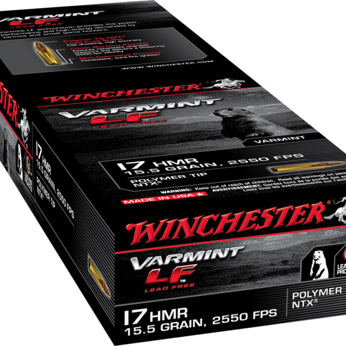 Winchester Ammo S17HMR1LF Varmint LF  17HMR 15.5gr Polymer Tip NTX 50 Per Box/20 Case