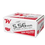 WINCHESTER 5.56 MM 193 55 FMJ WIN LC 500RD 500 RD/BX 2 BX/CS 1 714936 14117513