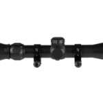 TruGlo TG-853940B Trushot Black Anodized 3-9x40mm 1" Tube Duplex Reticle w/Rings 1 72309