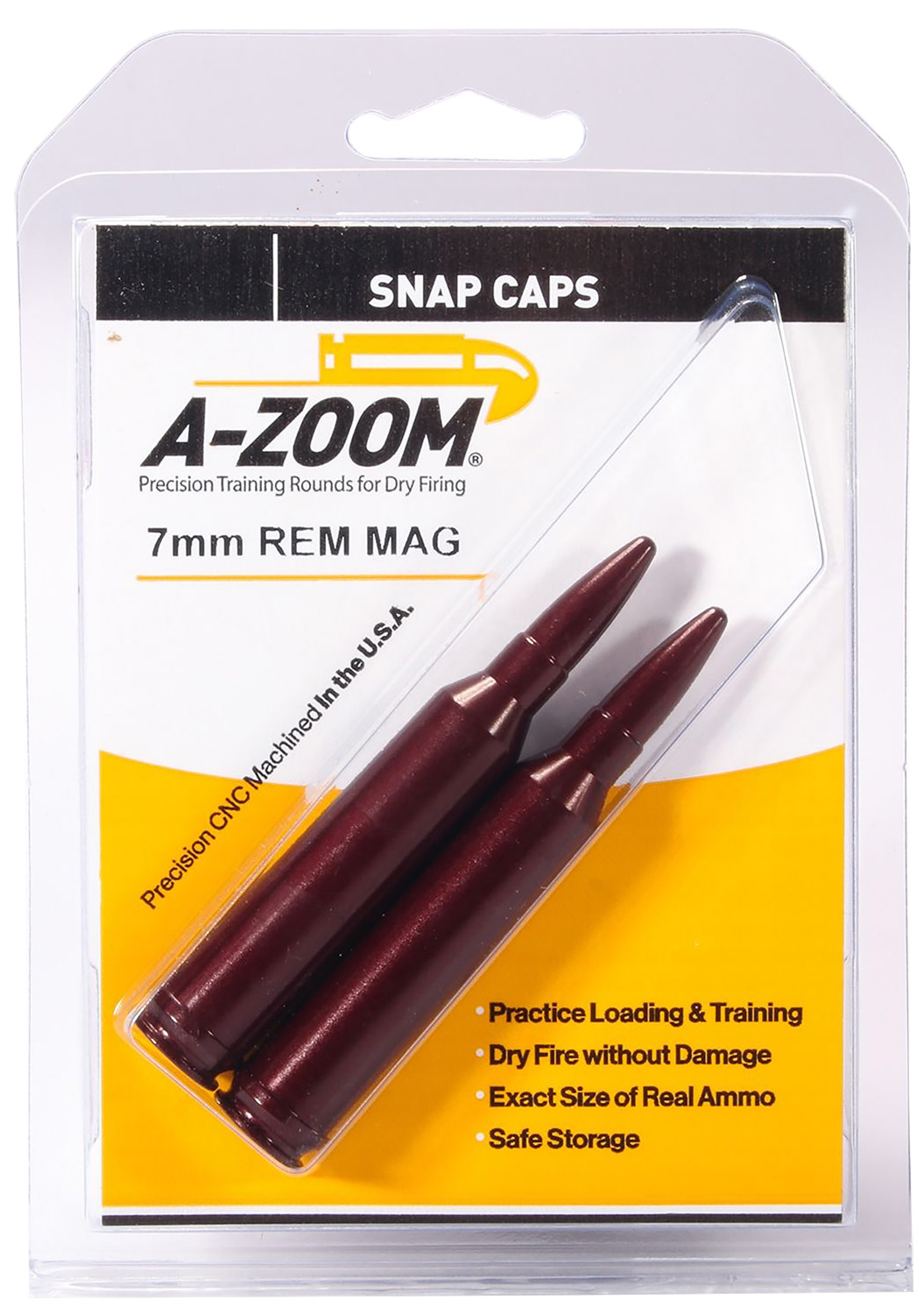 A-Zoom 12252 Rifle Snap Cap 7mm Rem Mag 2Pack 3 A-Zoom 12252 Rifle Snap Cap 7mm Rem Mag 2Pack