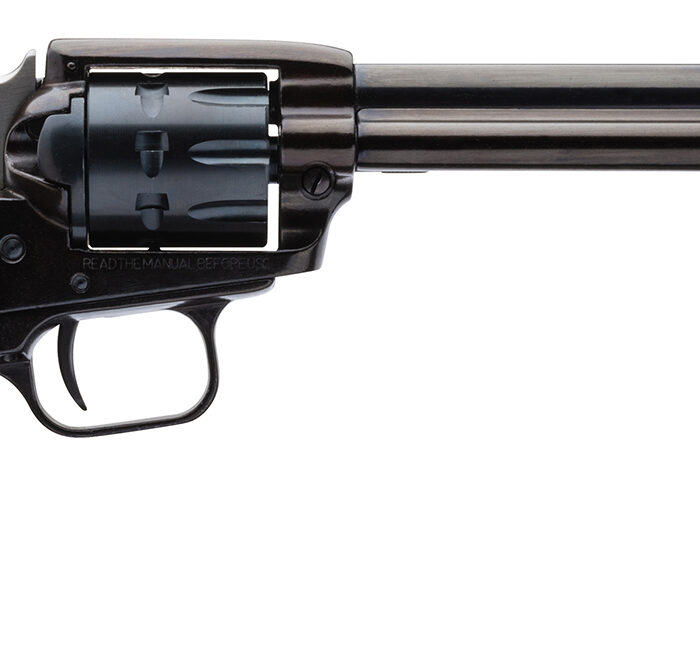 Heritage Mfg RR22999MB6 Rough Rider  22 LR 22 WMR 9 Shot, 6.50" Black Steel Barrel, Black Zinc Alloy Frame, Black Cylinder, Cocobolo Grip, Hammer/Thumb Safety, Exposed Hammer