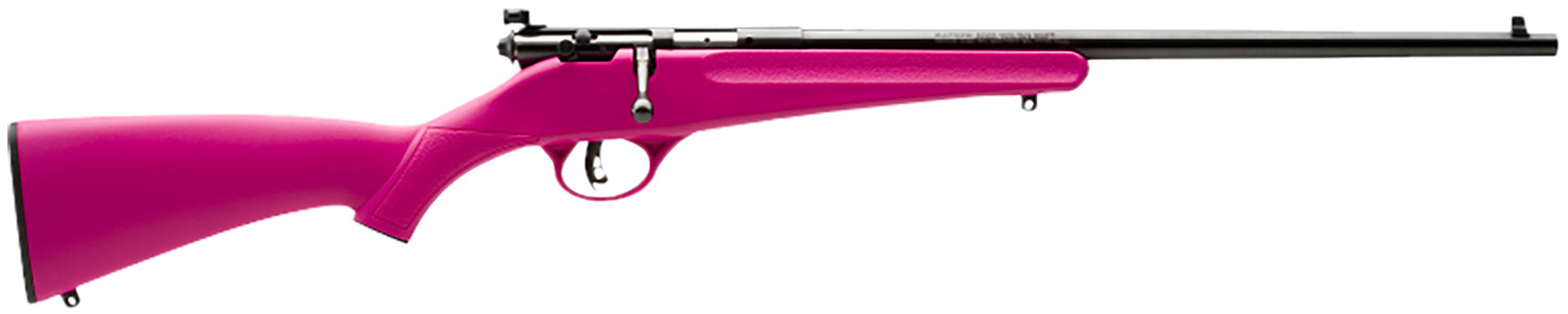 Savage Arms 13780 Rascal Youth 22 LR 1rd 16.13" Matte Black Sporter Barrel, Matte Black Carbon Steel Receiver, Pink Fixed Synthetic Stock, Right Hand 3 Savage Arms 13780 Rascal Youth 22 LR 1rd 16.13" Matte Black Sporter Barrel, Matte Black Carbon Steel Receiver, Pink Fixed Synthetic Stock, Right Hand
