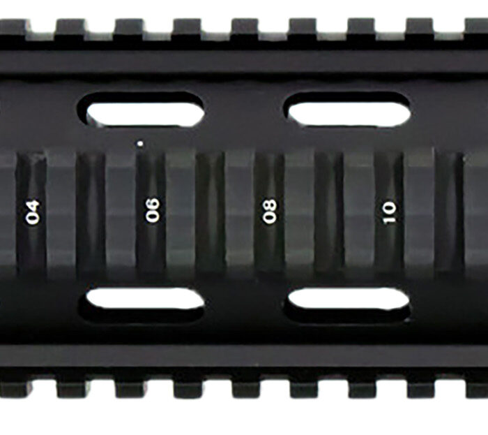 Aim Sports MT021 M4 Handguard 6" Carbine Style Made of Aluminum with Black Anodized Finish & Quad Rail